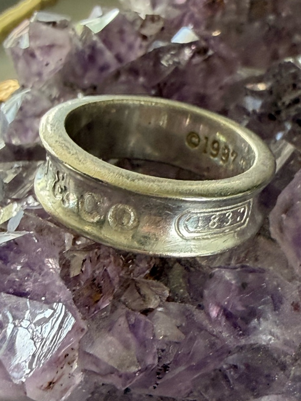 Tiffany 1837 Collection Sterling Silver Band Ring - Picture 3 of 9